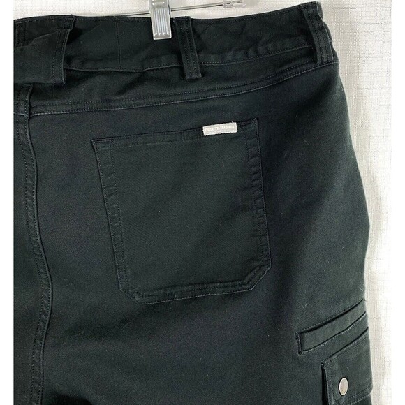 Duluth Trading Curve Setter Waistband Black Fleece Lined Pants Women 20 x 31(29) - Picture 7 of 13